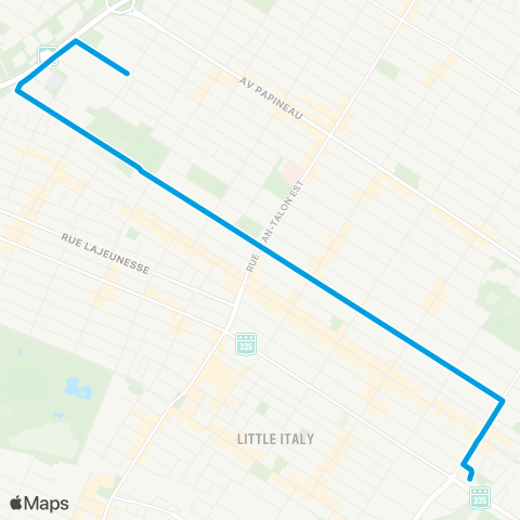 STM Christophe-Colomb map