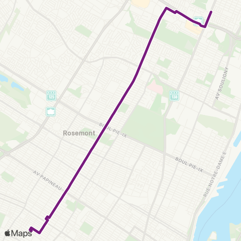 STM Beaubien map