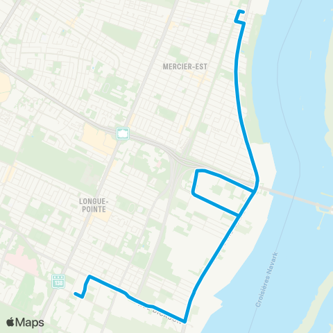 STM Notre-Dame map