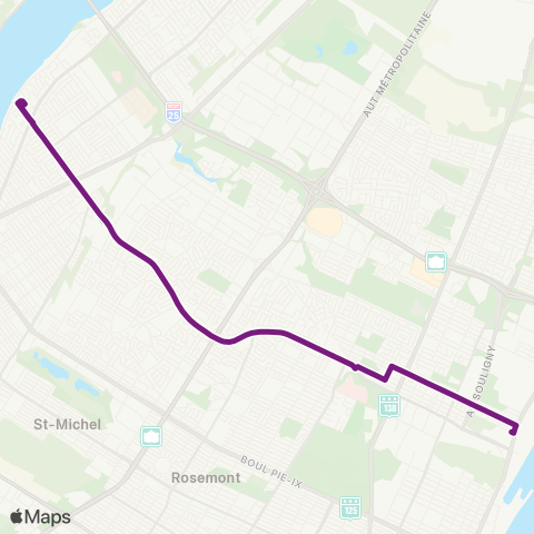 STM Lacordaire map