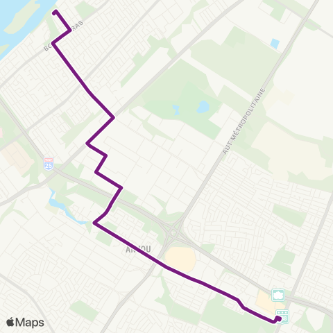 STM Armand-Bombardier map