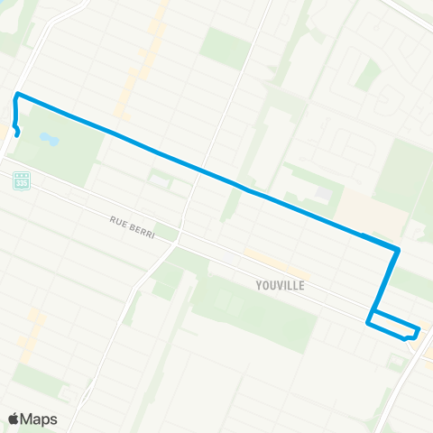 STM Saint-Hubert map