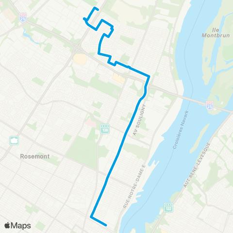 STM Hochelaga map