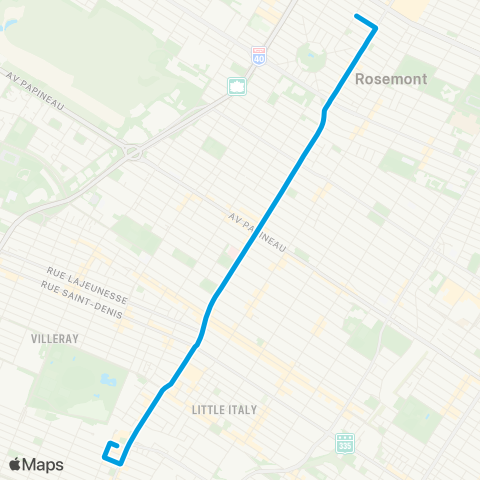 STM Jean-Talon map