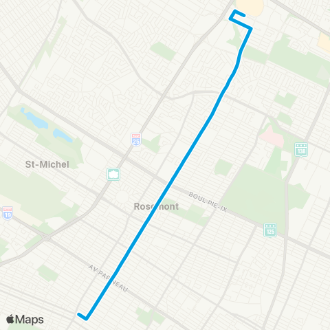 STM Bélanger map