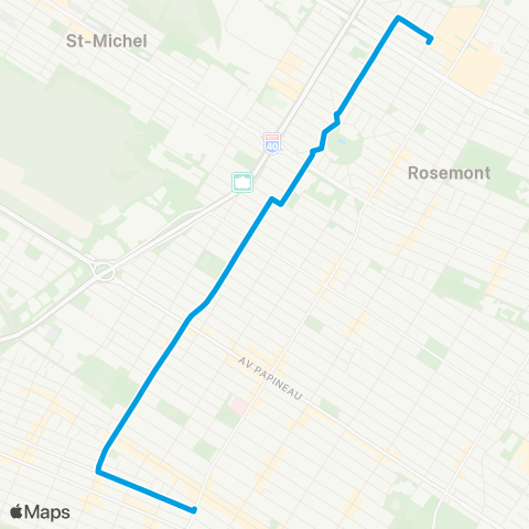 STM Villeray map