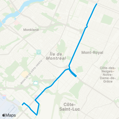 STM Crémazie map