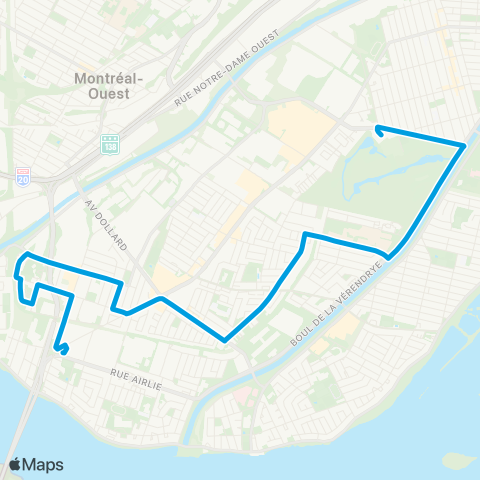 STM Lapierre map