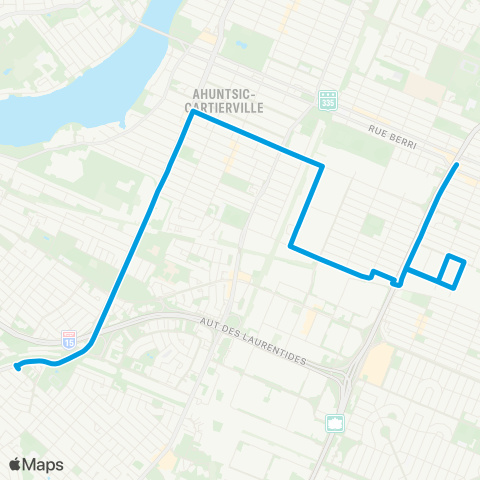 STM De l'Esplanade map