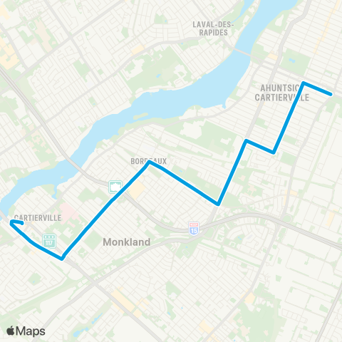 STM De Salaberry map