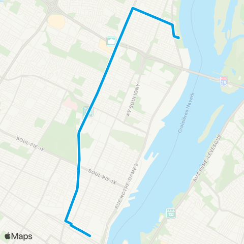 STM Sherbrooke map