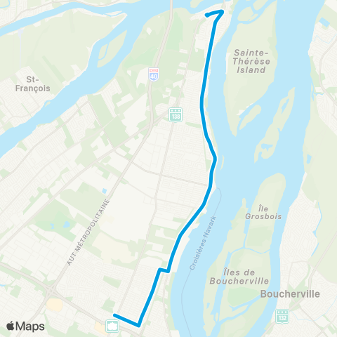 STM Notre-Dame map