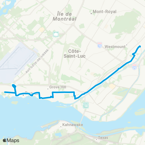 STM Broadway / Provost map