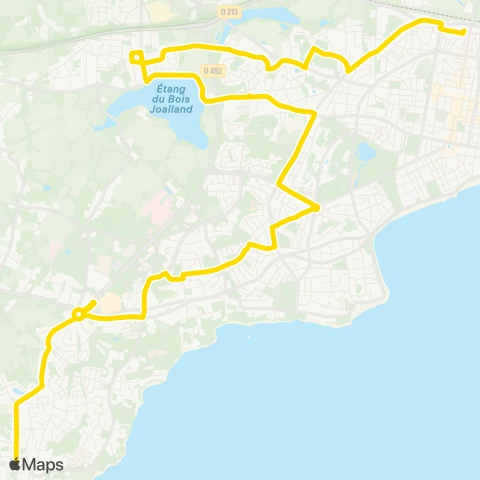 Ycéo Mobilité (STRAN) Gare / Université (ligne circulaire) map