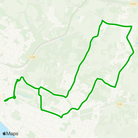 Ycéo Mobilité (STRAN) Navette Village map