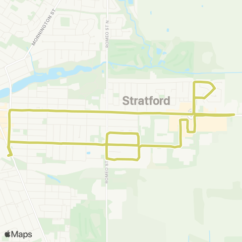 Stratford Transit East End map