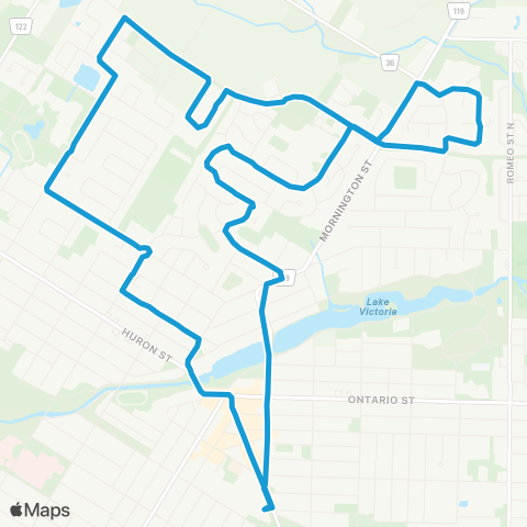 Stratford Transit McCarthy map