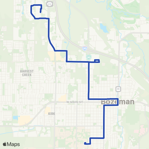 Streamline Blueline map