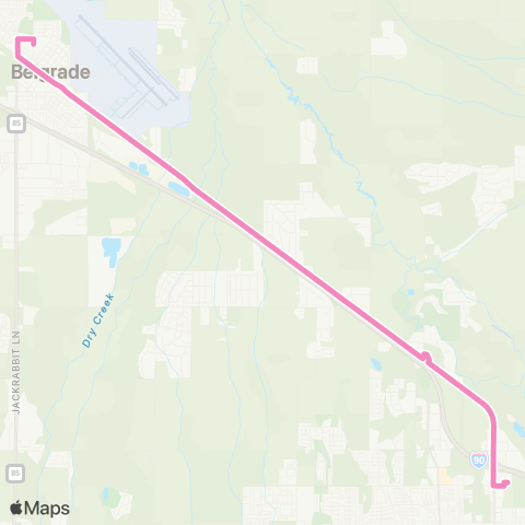 Streamline Pinkline map