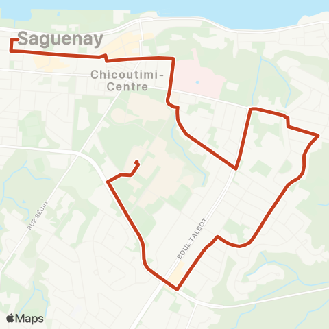 STS UQAC - Hôpital map