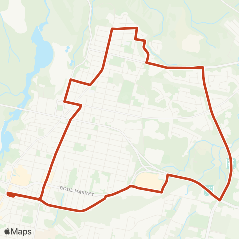 STS René-Lévesque / St-Hubert map