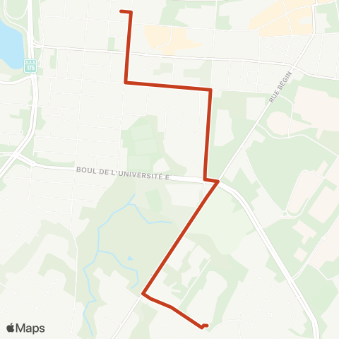 STS Terminus Chicoutimi - Oasis / Lafontaine map