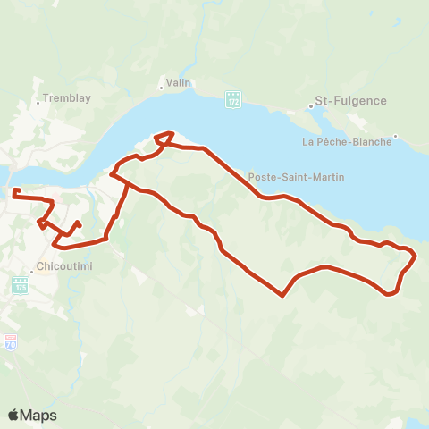 STS Rangs St-Joseph / St-Martin (AM) map