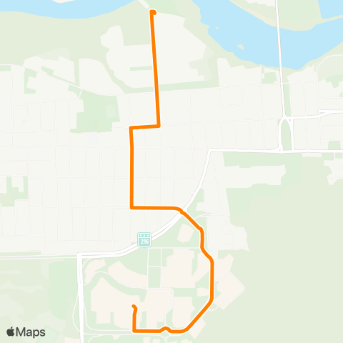 STS Uni de Sherbrooke ↔︎ Parc Lucien-Blanchard map