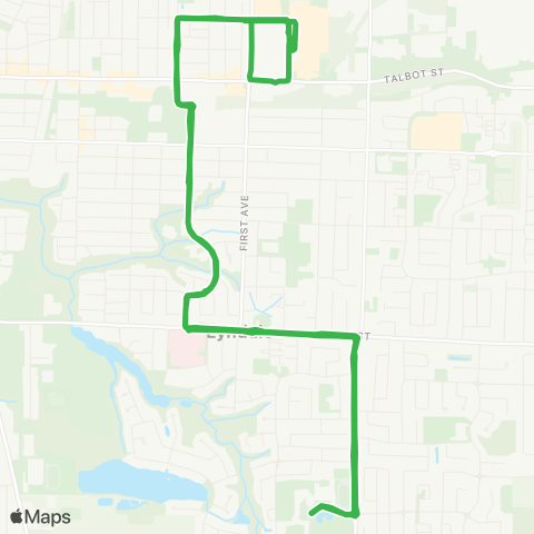 St. Thomas Transit HOSPITAL map