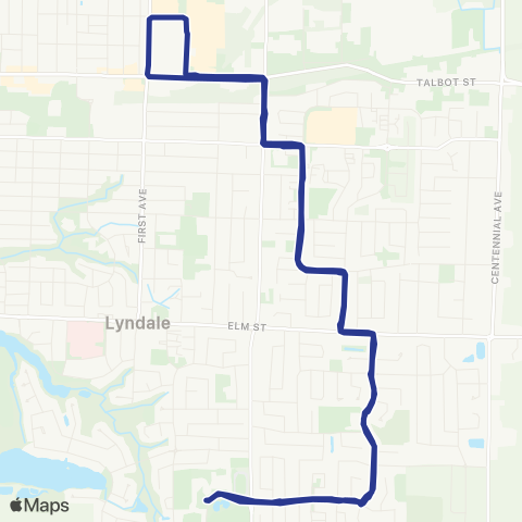 St. Thomas Transit FANSHAWE map