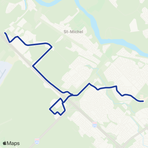 STTR UQTR - Parc Industriel map