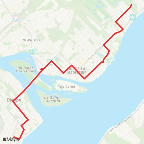 STTR Centre-Ville - Ste-Marthe map