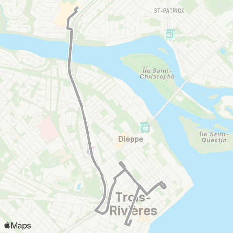 STTR - Lignes scolaires Stc / Cmi C map