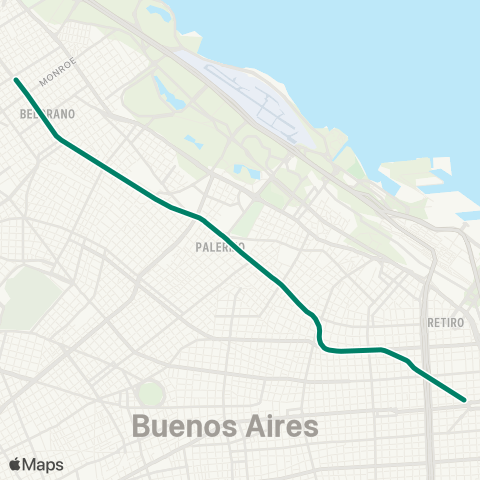 Metrovías Catedral - Congreso de Tucumán map