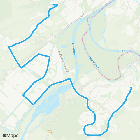 SWU Kuhberg–Wiblingen (Pranger) map