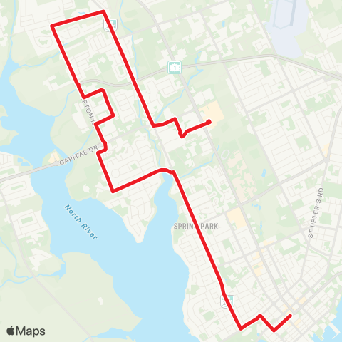 T3 Transit West Royalty - North River Rd map