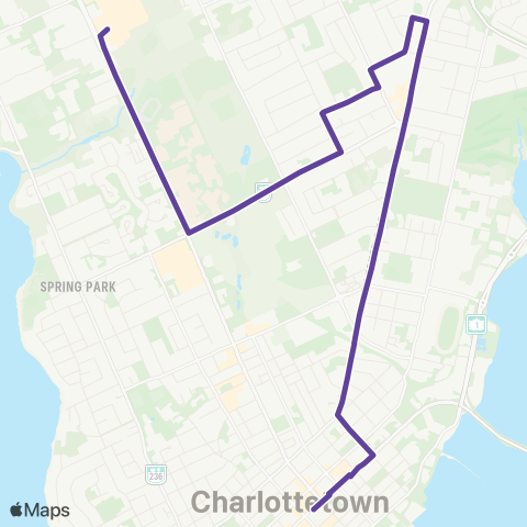 T3 Transit Sherwood - St Peters Rd map