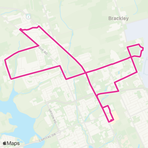 T3 Transit Sleepy Hollow - Winsloe - Airport map