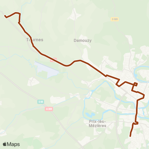 TAC Charroué Cliron / Charleville-Mézières map