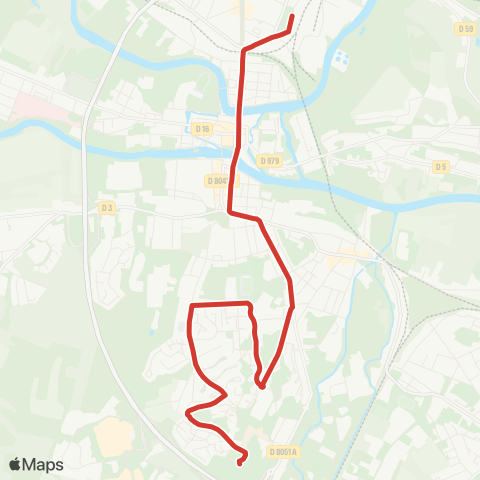 TAC Campus Sup Ardenne / Gare Centrale map