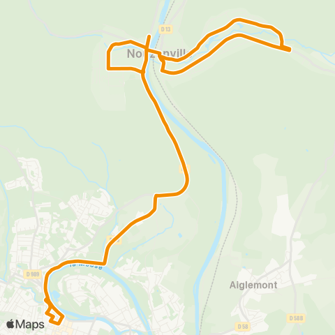 TAC Nouzonville / Charleville-Mézières map