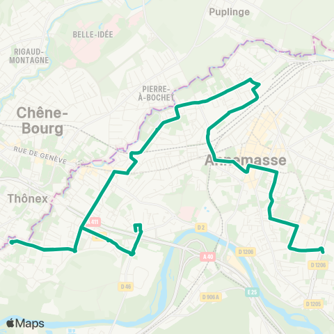 TAC Gaillard-Fossard - Jean Monnet P+R / Collège Jacques Prévert map