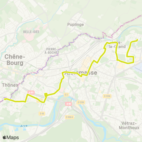 TAC Prés des Plans - Gaillard-Fossard map