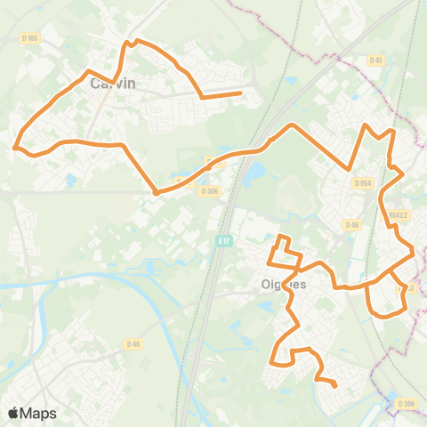 Tadao Scolaires Oignies - Libercourt - Carvin map