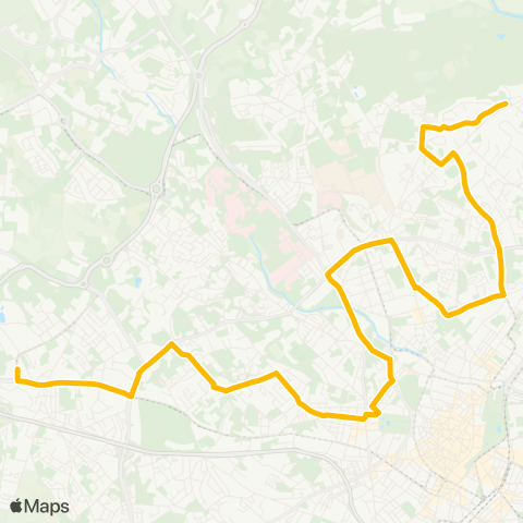 TaM Aiguelongue (Jussieu)-Celleneuve map