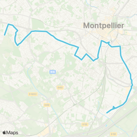 TaM La Martelle - Tournezy map