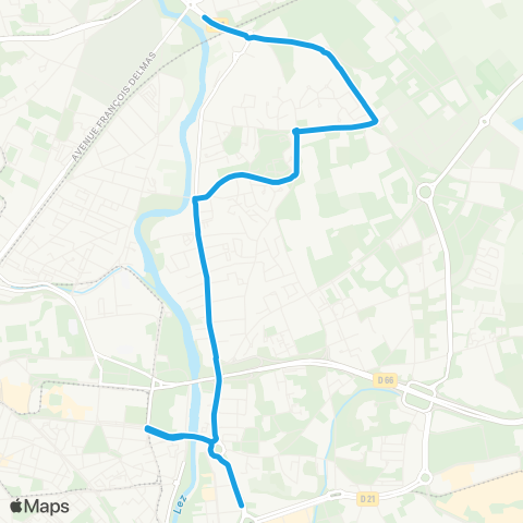 TaM Ch. de Gaulle - Port Marianne map