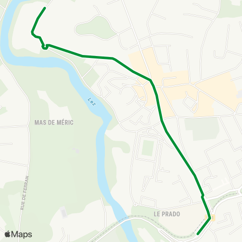 TaM Castelnau-le-Lez : CDG - Clinique du Parc map