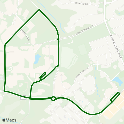 TANK NKU Shuttle map