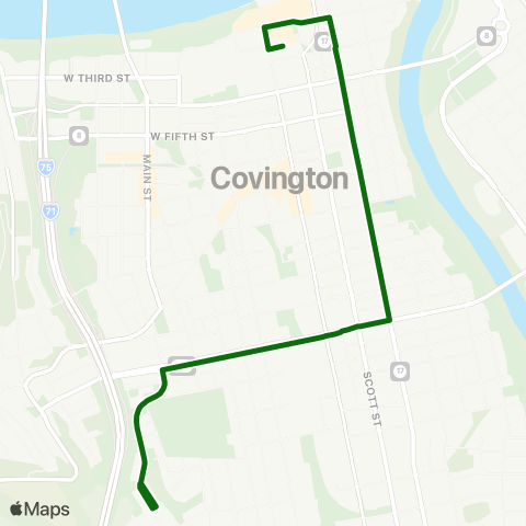 TANK Covington Health Connection map